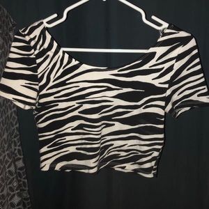 Zebra Print Top